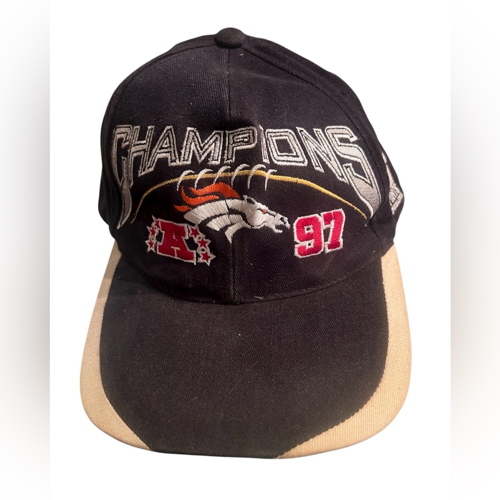 Vintage Denver Broncos 1997 AFC Champions Sports Specialties Snapback Hat Cap